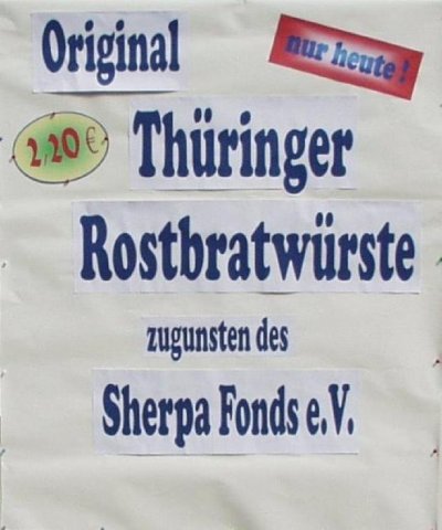 Thüringer Rostbratwurstverkauf 2003